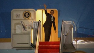 President Obama leaves for his visit to Israel