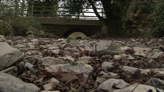dried up river