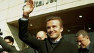 David Beckham leaves the family behind for his trip to China