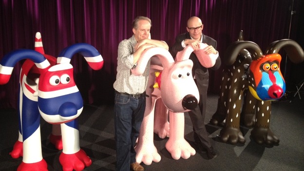 Two men and Gromits