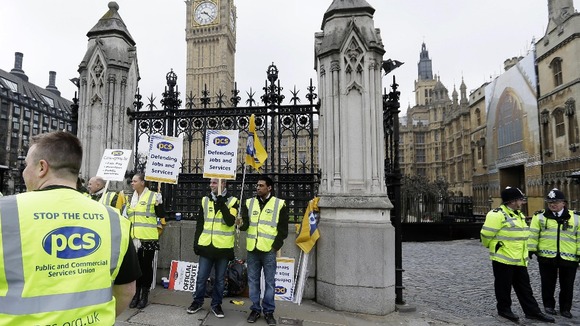 Picket outside the Place of Westminster