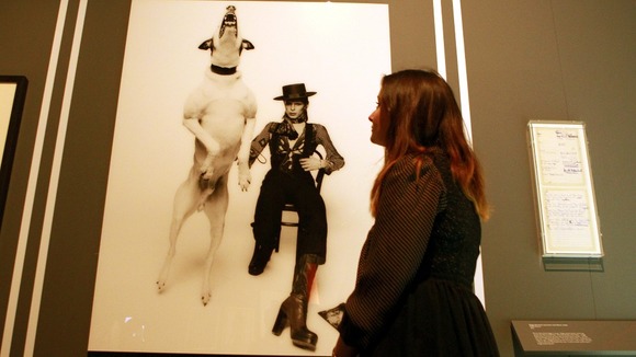 A preview of the David Bowie Exhibition at the V&A Museum