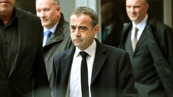 Coronation Street actor Michael Le Vell pictured leaving Manchester Magistrates Court last month