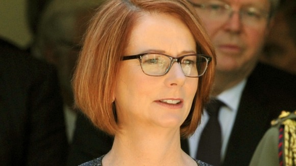 Julia Gillard survives leadership vote unopposed