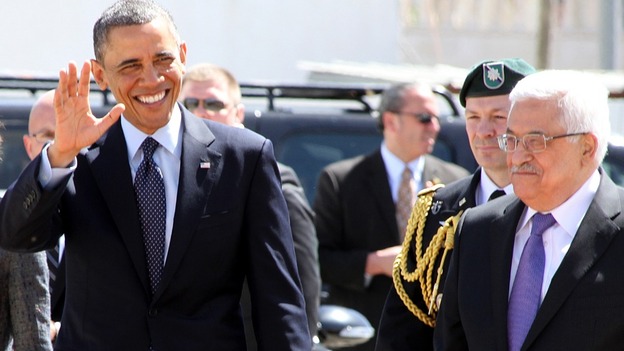 President Barack Obama and Palestinian President Mahmoud Abbas.