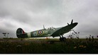 Spitfire on runway