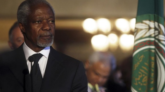 Kofi Annan's peace plans appears to have broken down in Syria.