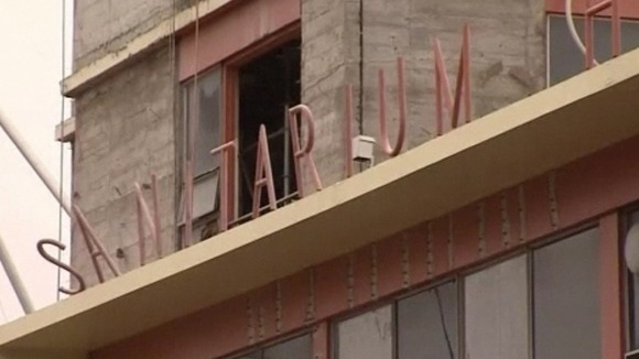 The damaged former headquarters where Marmite used to be produced