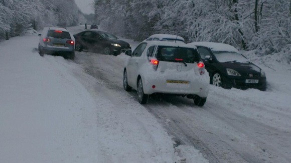 Road problems in Wrexham this morning