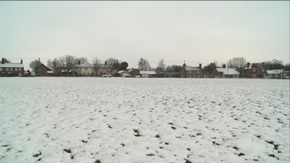 Aldborough in North Norfolk at 8.30am