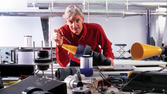 James Dyson in workshop