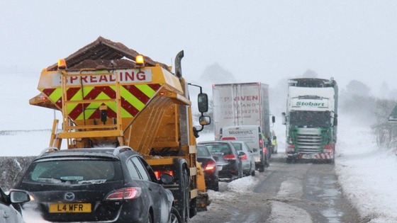 Stranded vehicles 