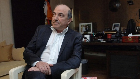 Berezovsky pictured in his London office.
