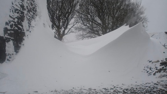 Snow drifts