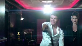 Show supremo Simon Cowell whips fellow panellist David Walliams.