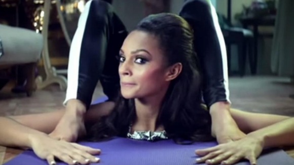 Alesha Dixon appears as a contortionist in the video.