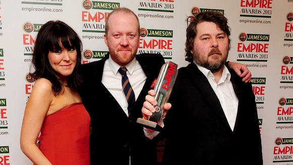 Nira Park, Steve Oram and Ben Wheatley who won the Best British Film award.