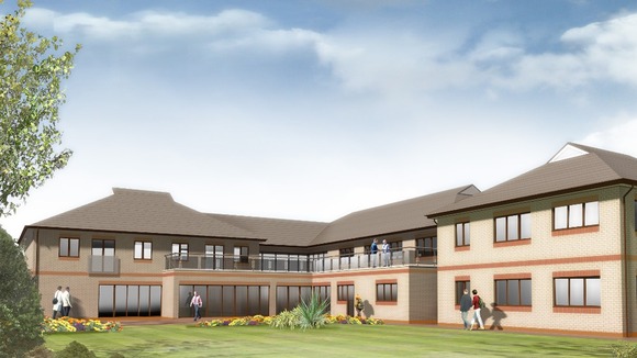 Artists' impression of extension at Francis House children's hospice.