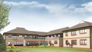 Artists' impression of extension at Francis House children's hospice.