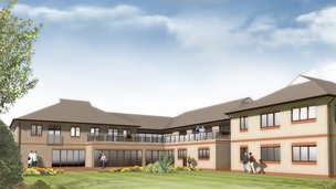 Artists' impression of extension at Francis House children's hospice.