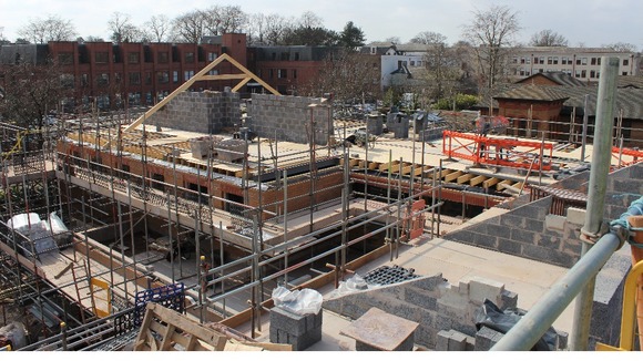 Francis House extension. March 2013.