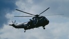 A Sea King helicopter