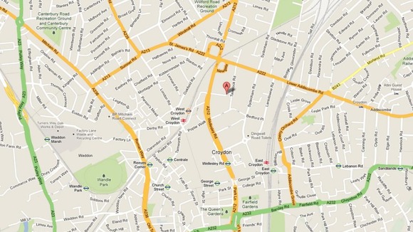 A map of the area where the incident occured