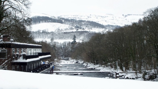 Snow around Llangollen