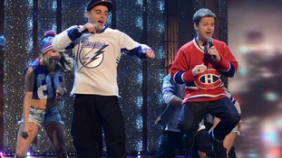 The duo performing their 1994 hit on ITV1's Saturday Night Takeaway