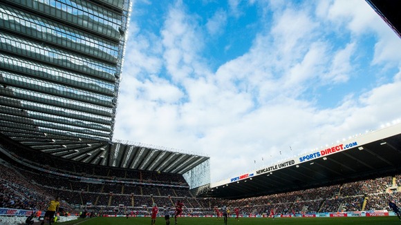 General view of St James' Park, Newcastle