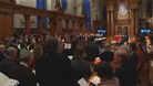 Friends, family and colleagues have gathered at a memorial service for Terry Lloyd, Frederic Nerac, Hussein Osman and Gaby Rado in London