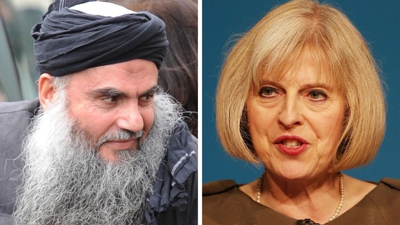 Radical preacher Abu Qatada and Home Secretary Theresa May