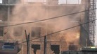 Insurgents were targeted with sustained gunfire