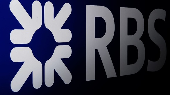 Royal Bank of Scotland sign outside a branch in Leicester