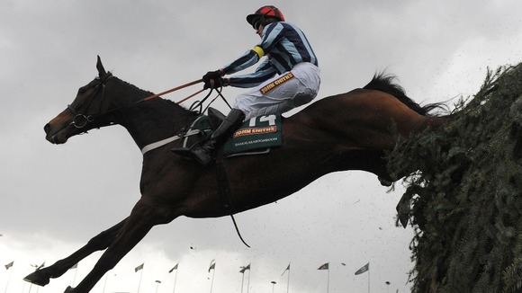 Shakalakaboomboom ridden by Barry Geraghty clear The Chair