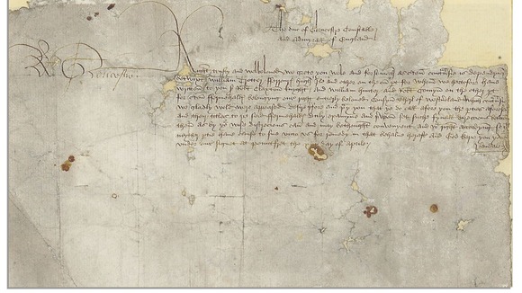 The letter the signature is on