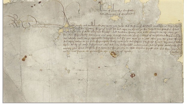 The letter the signature is on