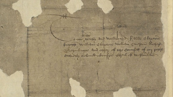 The document that bears the former King's signature