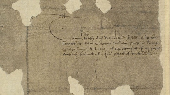 The document that bears the former King's signature 