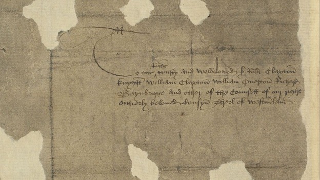 The document that bears the former King's signature