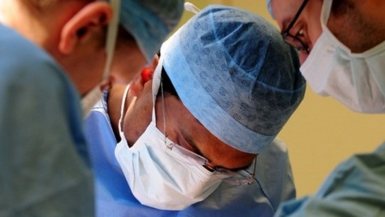 Surgeons in theatre