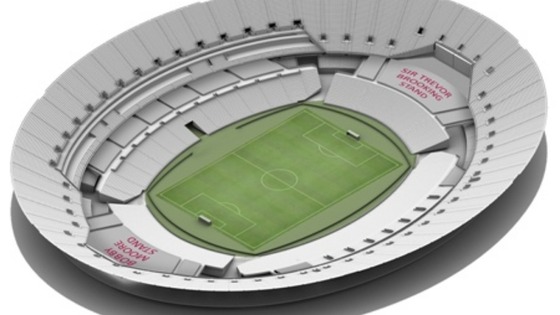 Stage B: The post-conversion Olympic Stadium in football mode