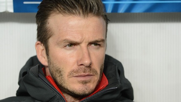 David Beckham said he 'feels fit enough to start' when Paris Saint-Germain takes on Barcelona.