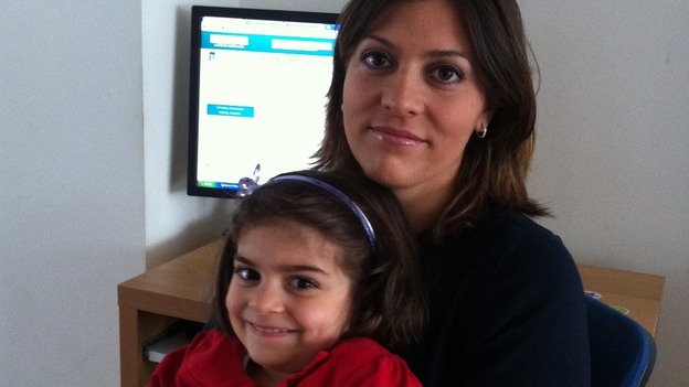 Ezgi Kivilcim and her daughter Almeira are hoping for their first choice school