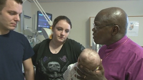 The Archbishop of York visited Leeds General Infirmary earlier today.