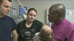 The Archbishop of York visited Leeds General Infirmary earlier today.