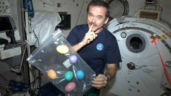 Canadian astronaut Chris Hadfield is going to surprise his crew members.