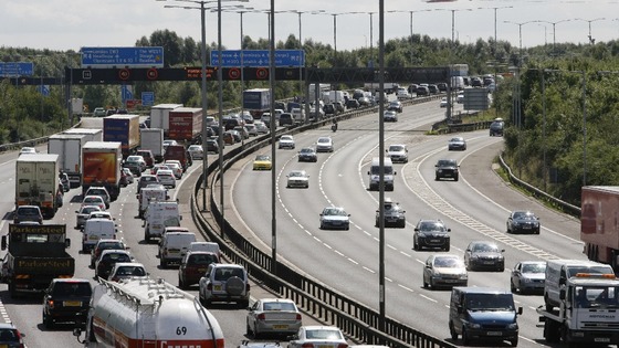 M25 motorway in London