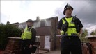Police guard on Ashleigh Avenue
