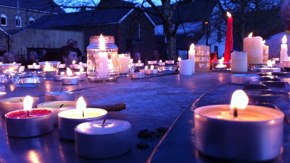 Candle lit vigil